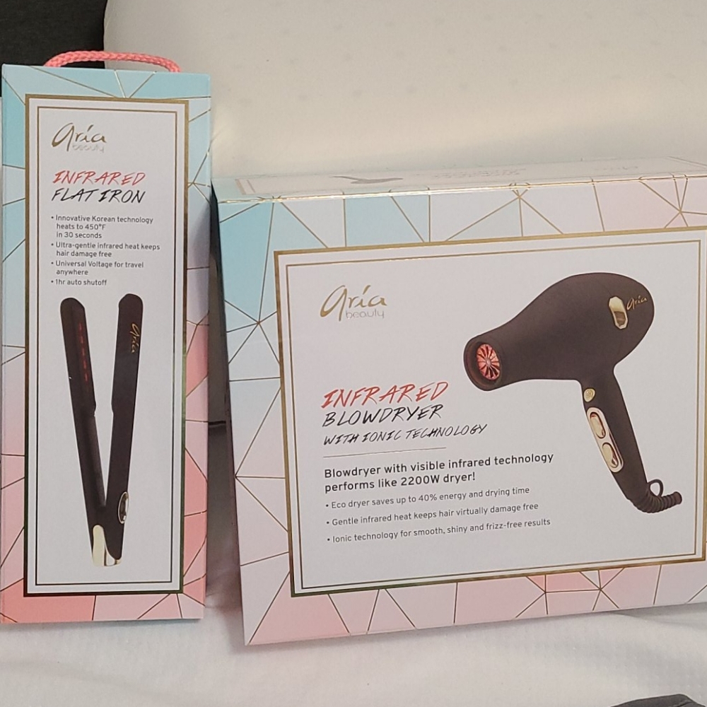 BN Aria Beauty Infrared Blowdryer and Straightener